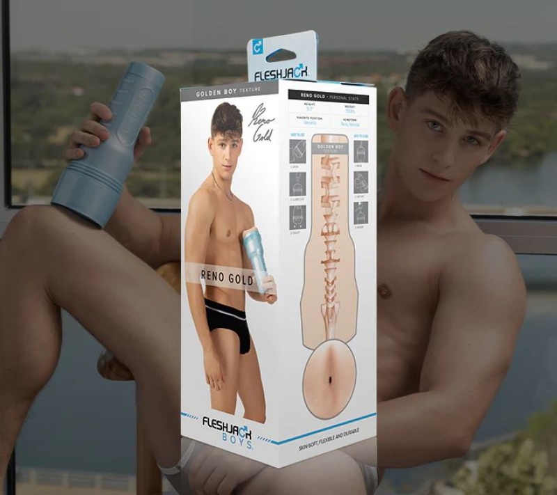 Fleshlight Reno Gold Male Pornstar Replicas | IRELAND RYULB3468